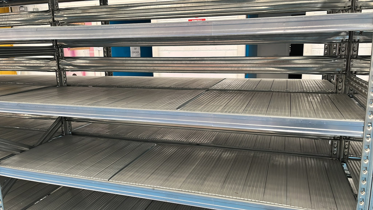 Used Metalsistem Shelving – 4 Bay Deal | 3000 × 6100 × 800mm