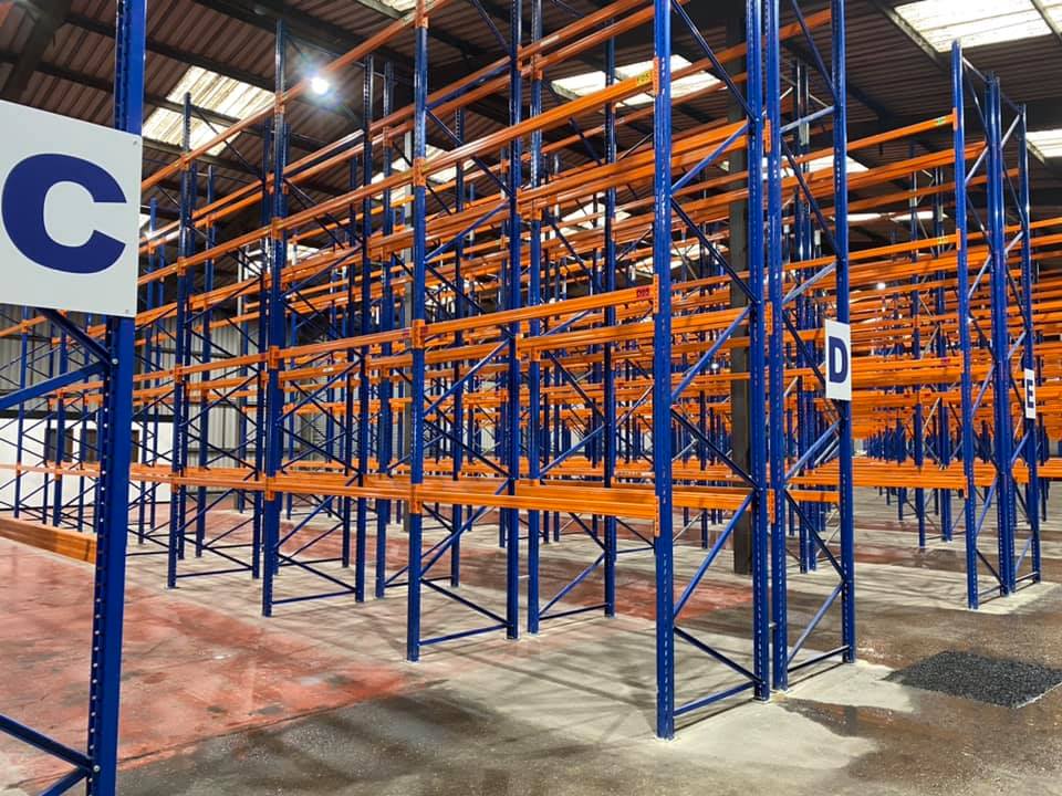 5 Bays Used Stow Pallet Racking / Shelving Special Offer