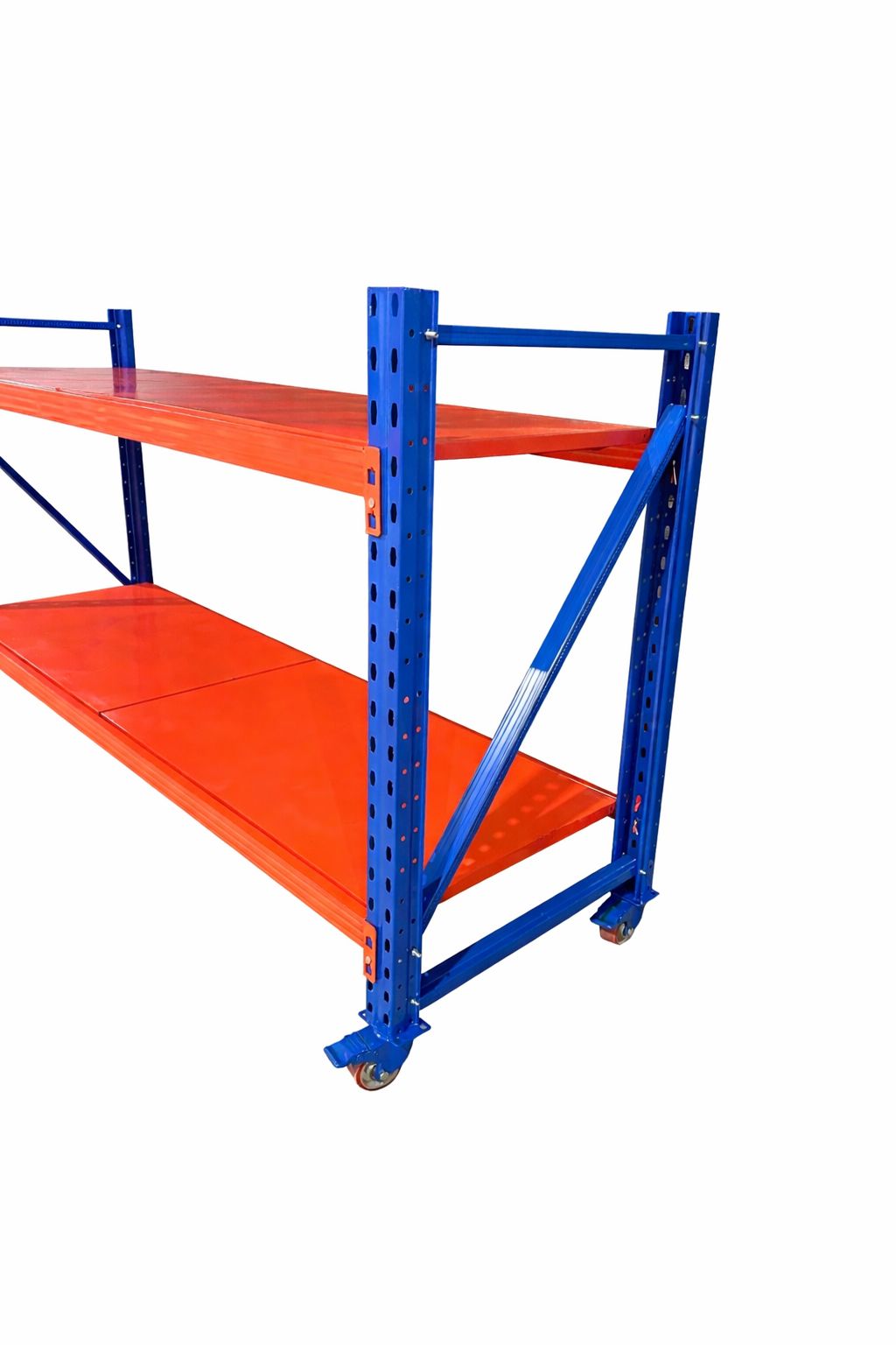 2 Tier Longspan Workbenches With Metal Shelves - Available With or Without Castors