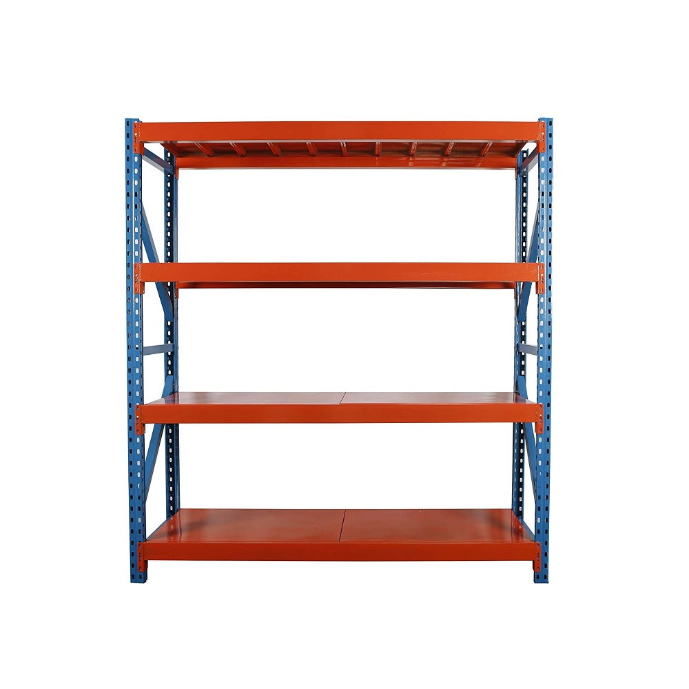 4 Tier Longspan Shelving Unit 2000 x 2000 x 600mm With Metal Shelves - 3 Bay Special Offer