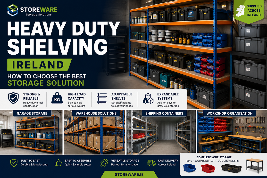 Heavy Duty Shelving Ireland – How to Choose the Best Storage Solution