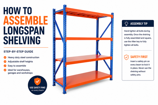 How to Assemble Metal Longspan Shelving – Step-by-Step Installation Guide