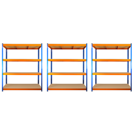 4 Tier Rivet Longspan Shelving 180 x 120 x 60cm - 3 Bay Special Offer