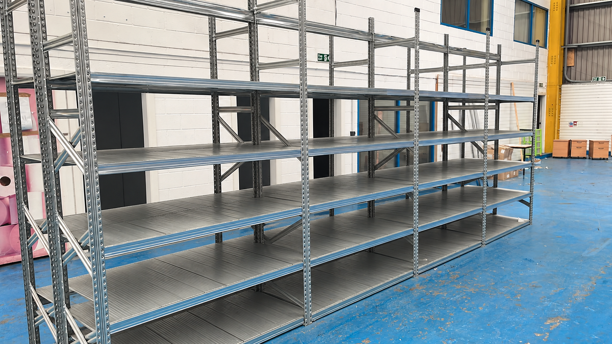 Used Metalsistem Shelving – 4 Bay Deal | 3000 × 6100 × 800mm