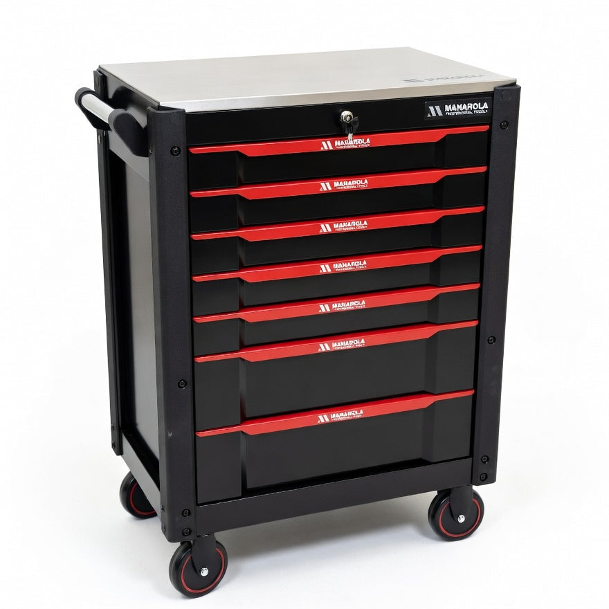 7 Drawer Toolbox / Toolchest With Tools Heavy Duty