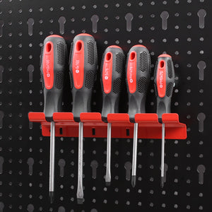 25pcs Metal Perforated Wall Mounted Tool Storage Organiser / Pegboard