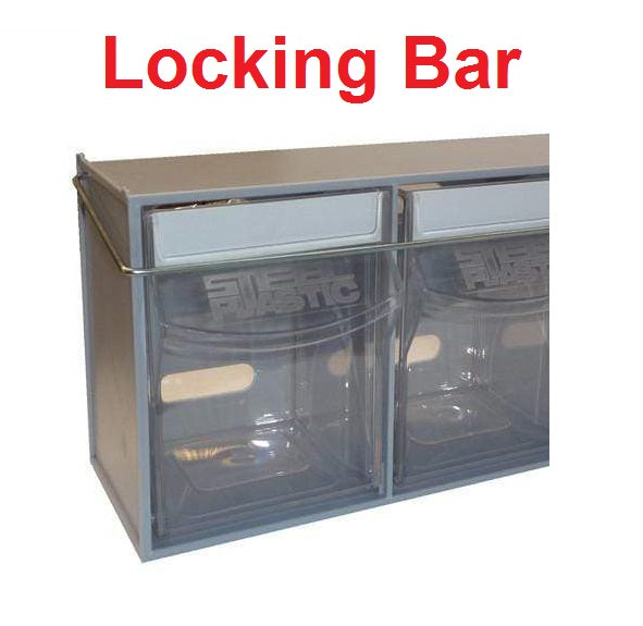 Tilting Bins - Locking Bar