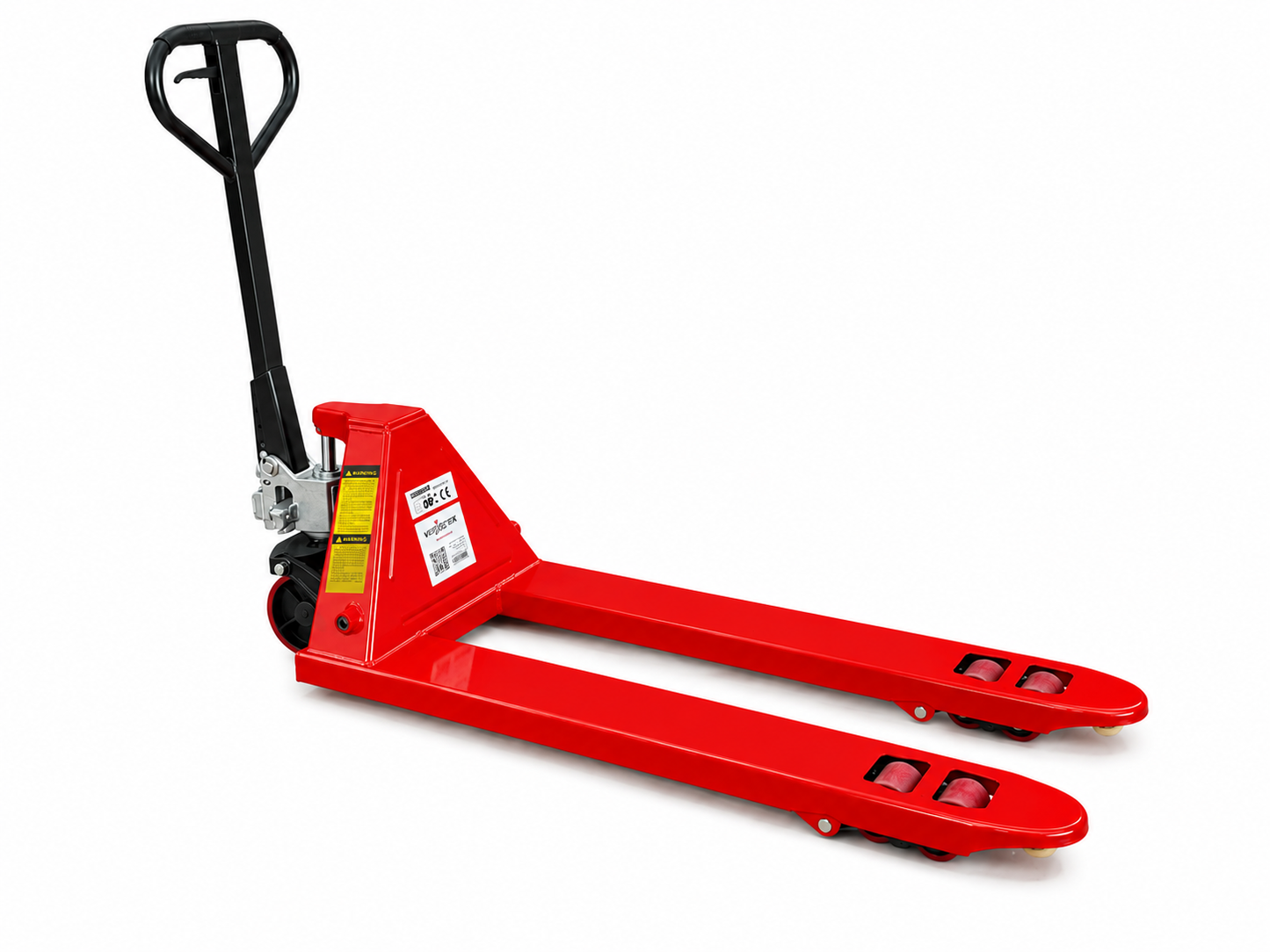 3000kgs Heavy Duty Pallet Truck With PU Wheels - Red