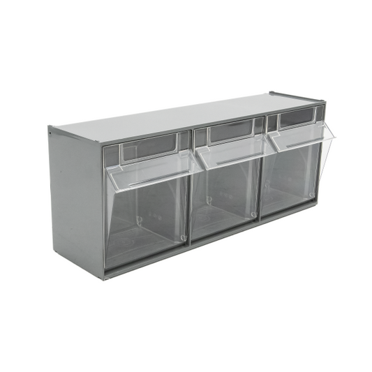 3 Bin - Tilting Bin Storage Box