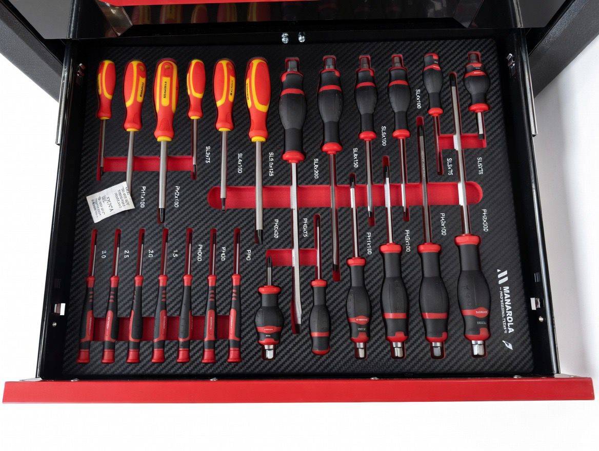 7 Drawer Toolbox / Toolchest With Tools Heavy Duty
