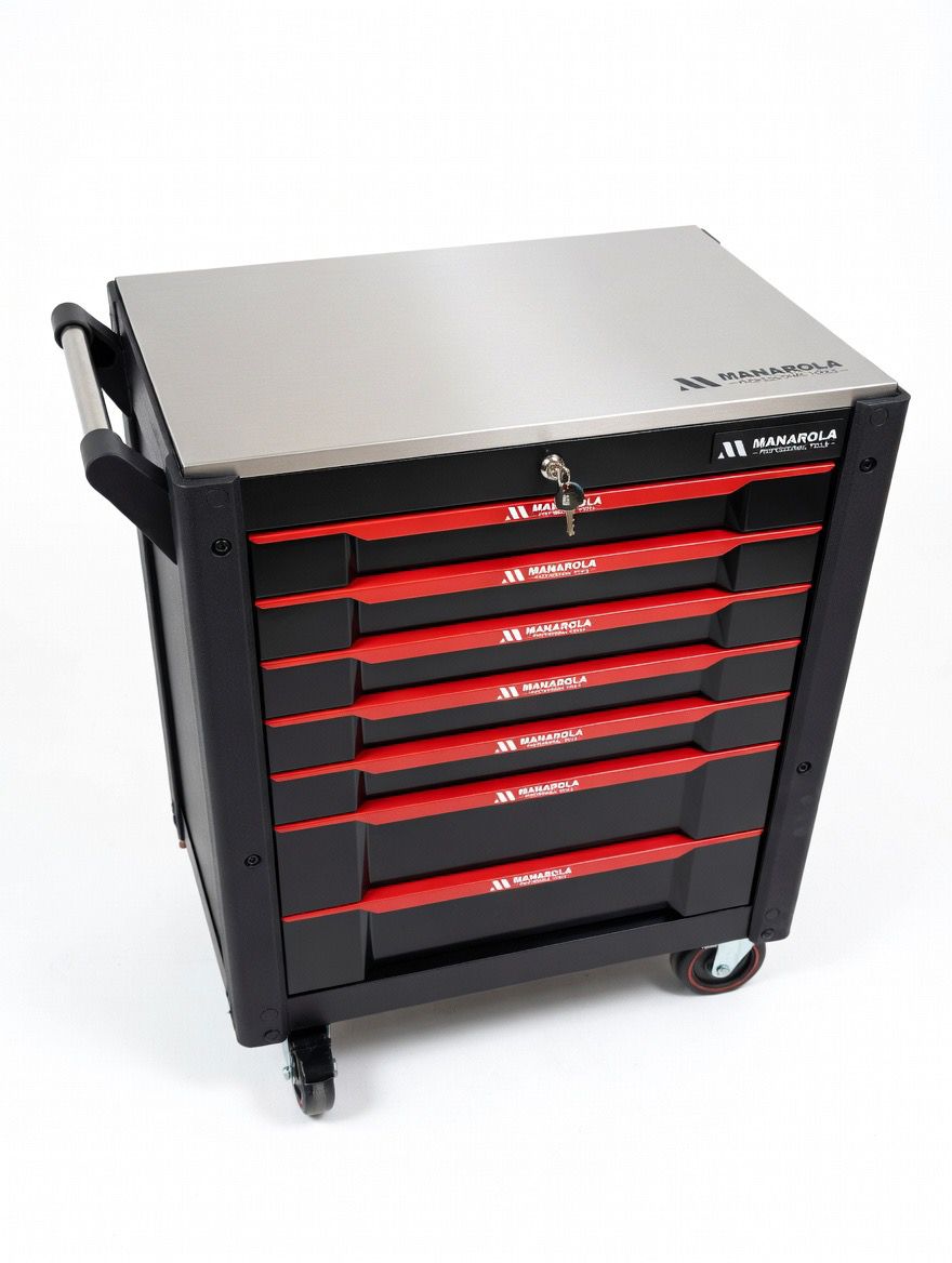 7 Drawer Toolbox / Toolchest With Tools Heavy Duty
