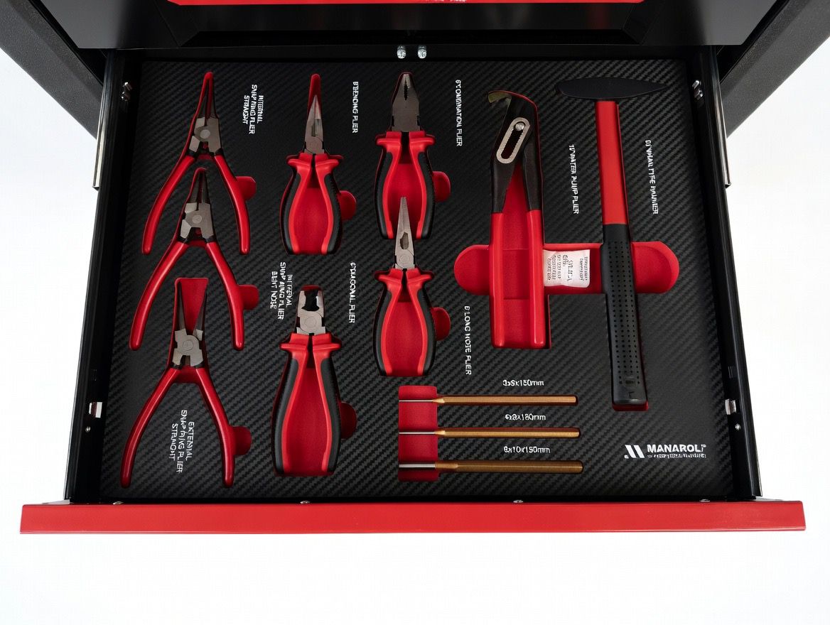 7 Drawer Toolbox / Toolchest With Tools Heavy Duty