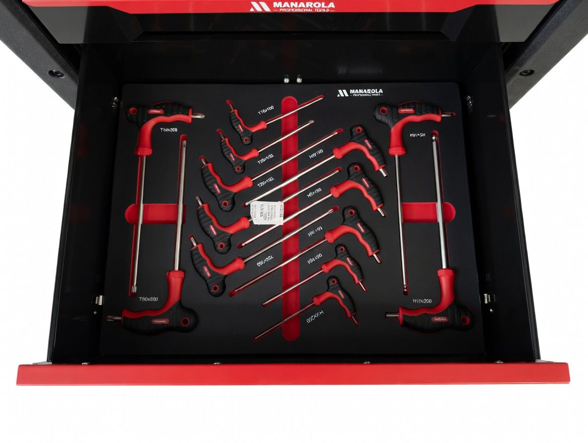 7 Drawer Toolbox / Toolchest With Tools Heavy Duty