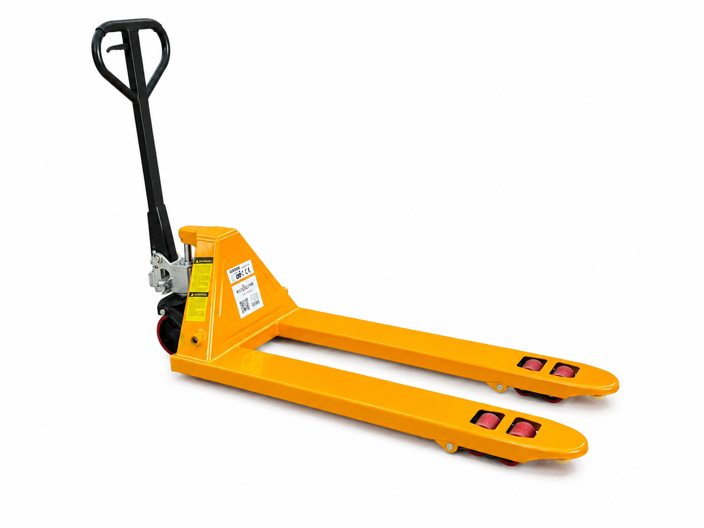 3000kgs Heavy Duty Pallet Truck With PU Wheels - Yellow