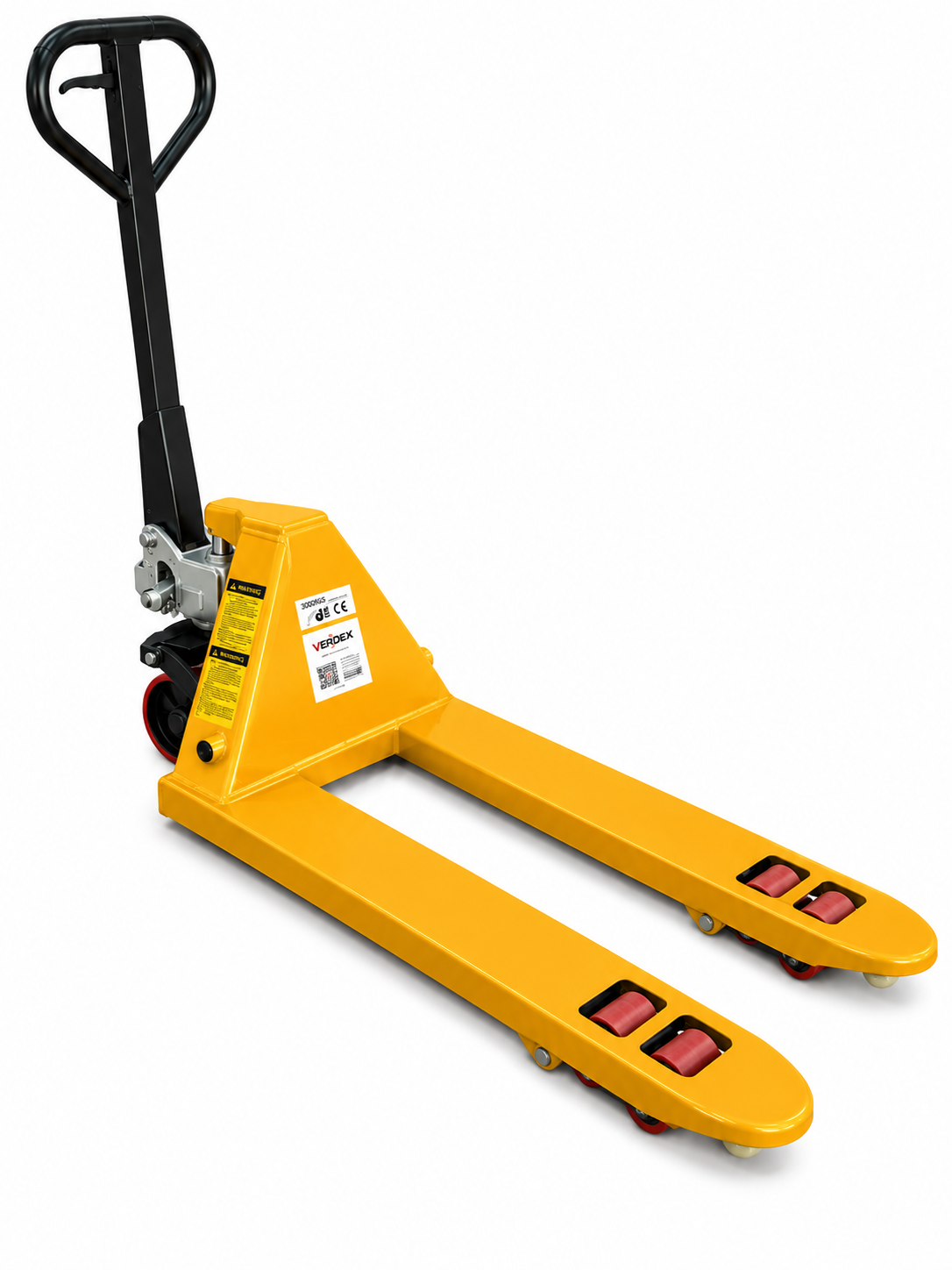 3000kgs Heavy Duty Pallet Truck With PU Wheels - Yellow