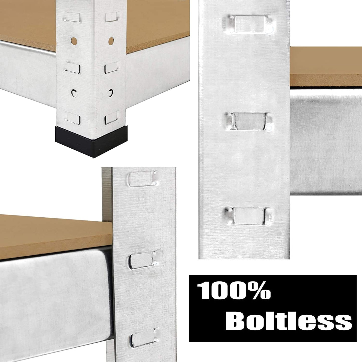 Boltless Shelving Corner Kit - 2 x Shelving Units + 1 x Corner Unit