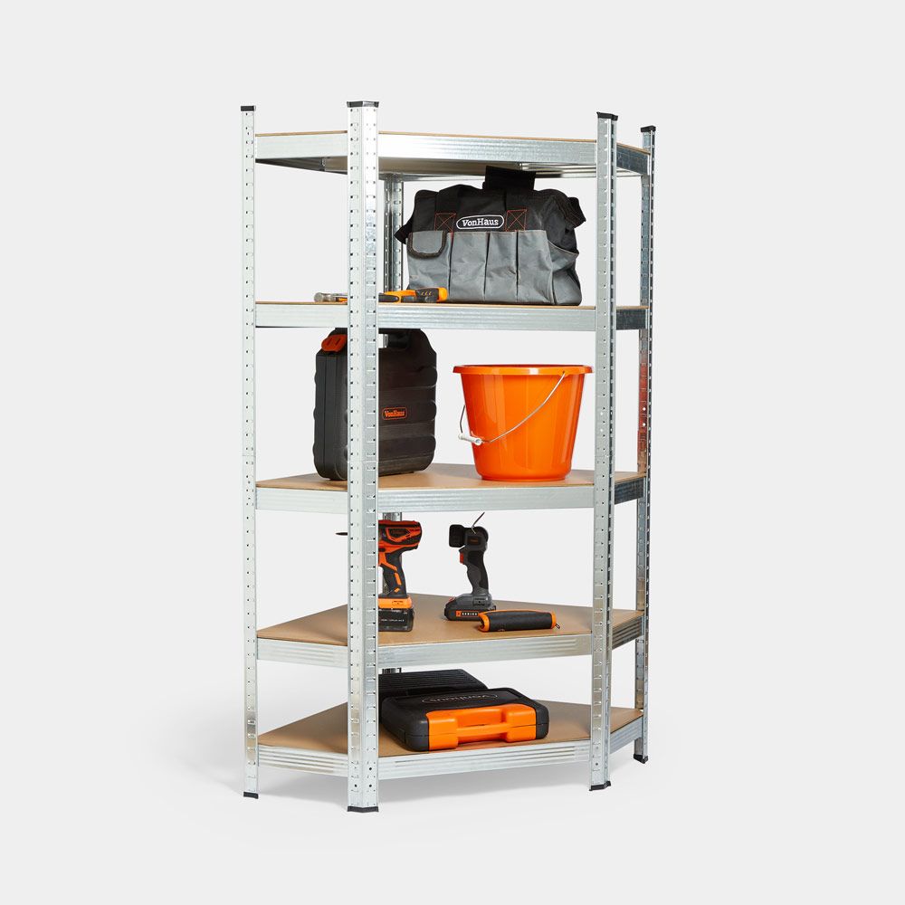 Boltless Shelving Corner Kit - 2 x Shelving Units + 1 x Corner Unit