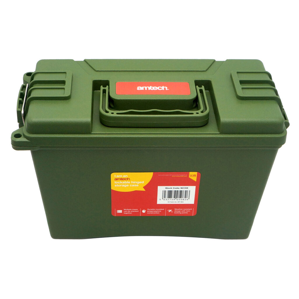 Lockable Storage Case 12 inch (290mm) Weather Resistant and Waterproof