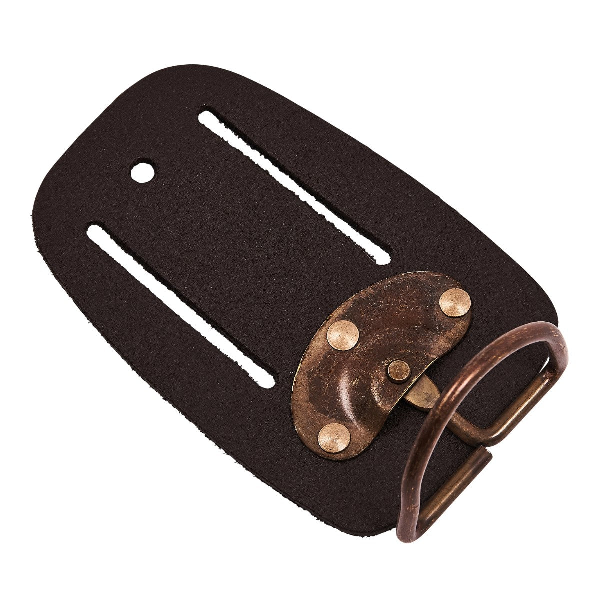 Heavy Duty Leather Hammer Holder Swivel With Steel Loop