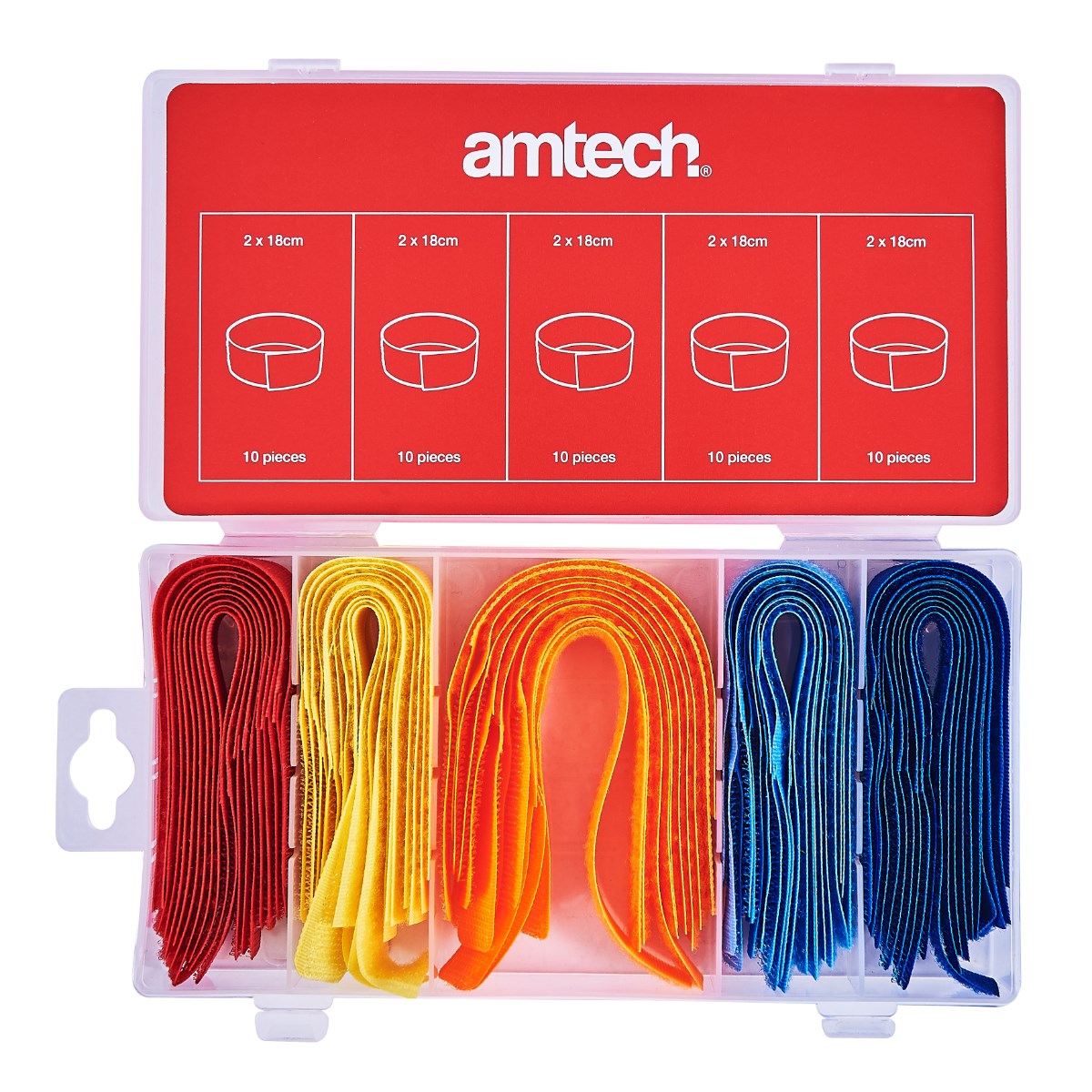 50pc Cable Management Assortment Kit