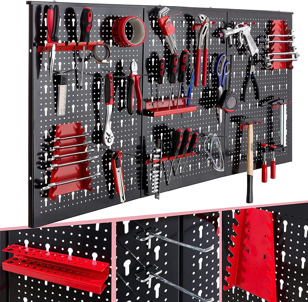 Tool Wall Perforated Workshop Garage Organiser Metal Perforated Plate